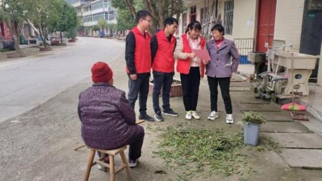 兴国县良村镇开展移风易俗宣传活动